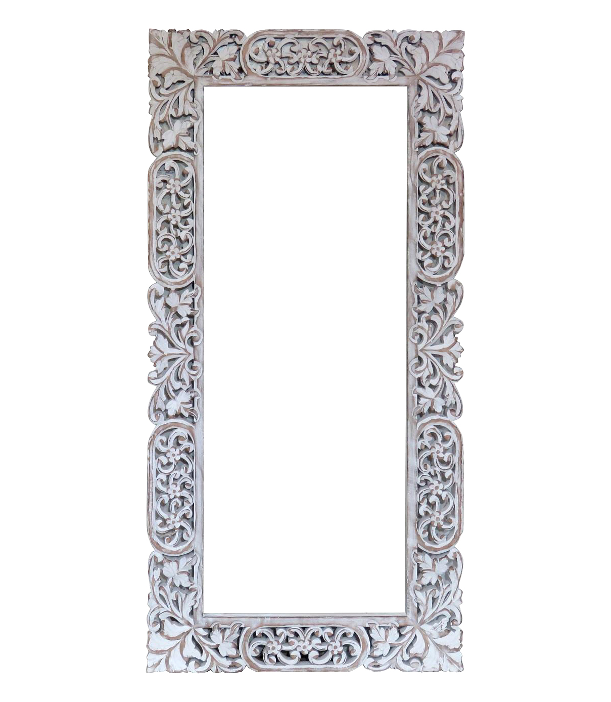 Rectangle Heritage Carved Mirror